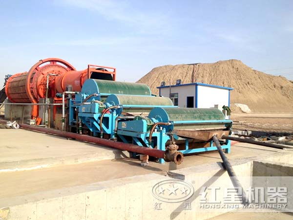 礦石永磁磁選機(jī)客戶現(xiàn)場