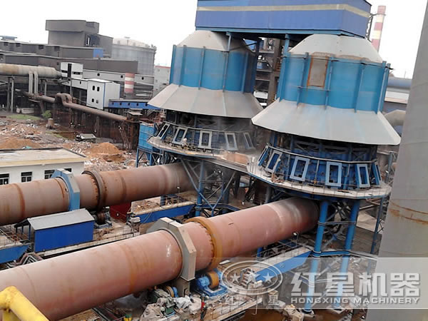 硅藻土回轉窯生產(chǎn)現(xiàn)場