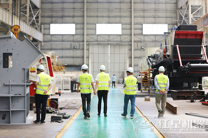 用戶來廠考察機(jī)器