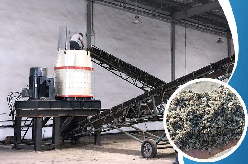 立軸制砂機工作現(xiàn)場圖 立軸制砂機工作現(xiàn)場圖