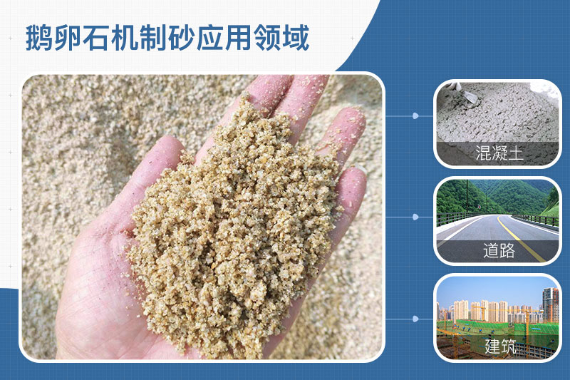 鵝卵石機制砂應用領域 鵝卵石機制砂應用領域