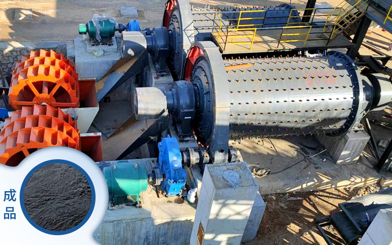 球磨機(jī)工作現(xiàn)場圖片