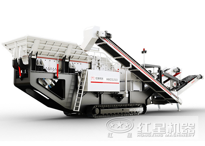 履帶式移動(dòng)破碎機(jī)——履帶液壓驅(qū)動(dòng)，一體化作業(yè)效率更高