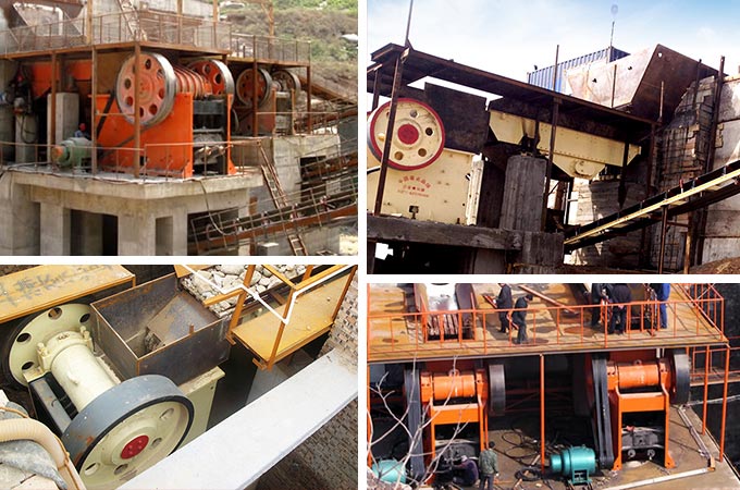 PE400×600顎式破碎機作業(yè)現場