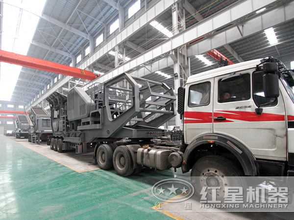 打進(jìn)重慶，紅星兩臺(tái)移動(dòng)破碎站于重慶成功投產(chǎn)