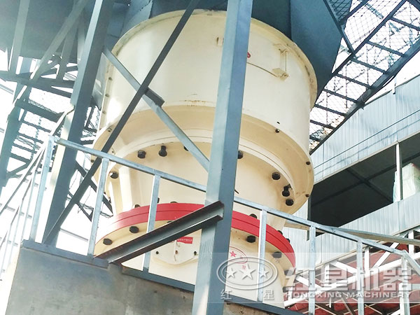 與圓錐破相較，再高硬度的石料也完敗