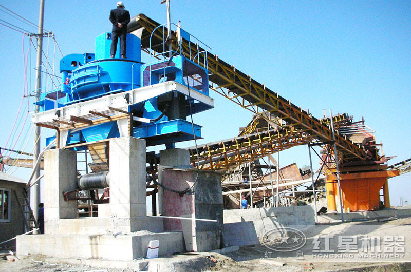 制砂生產線客戶現(xiàn)場