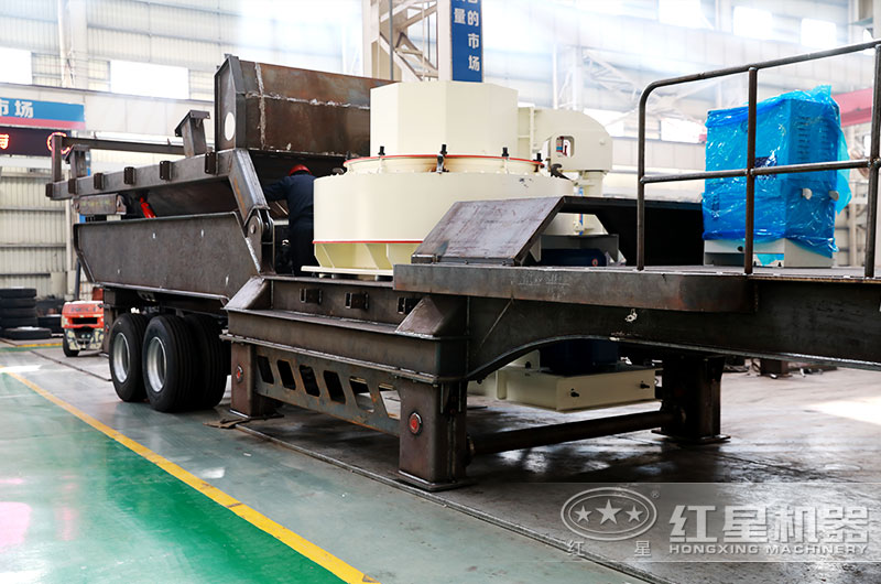 河南紅星移動(dòng)磨砂機(jī)生產(chǎn)車(chē)間