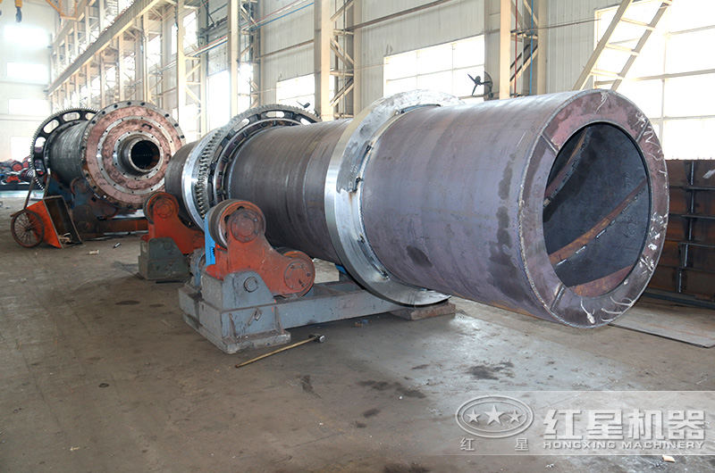 煤泥烘干機生產(chǎn)車間