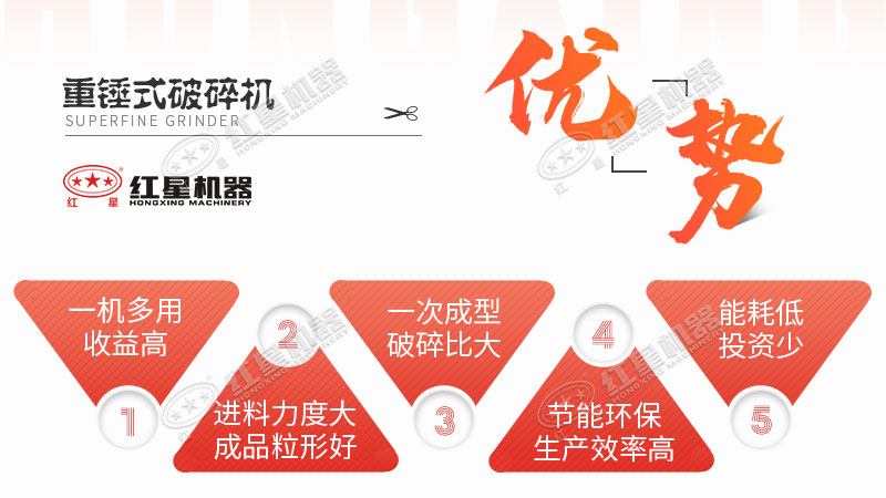 重錘式破碎機(jī)多重優(yōu)勢圖