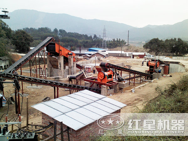 干法制砂生產線客戶現(xiàn)場