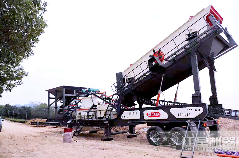 可移動煤矸石制砂機(jī)多少錢一套？山西現(xiàn)場視頻展示