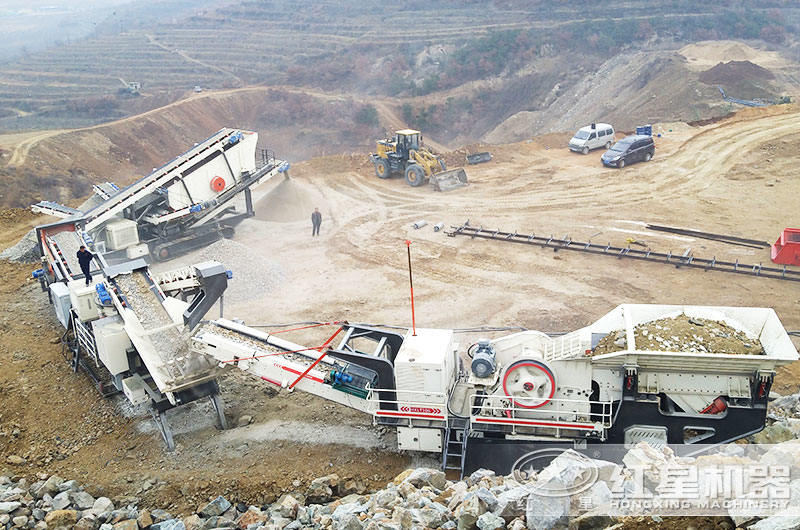 移動(dòng)磕石一體機(jī)器價(jià)格是多少，哪里有賣(mài)？