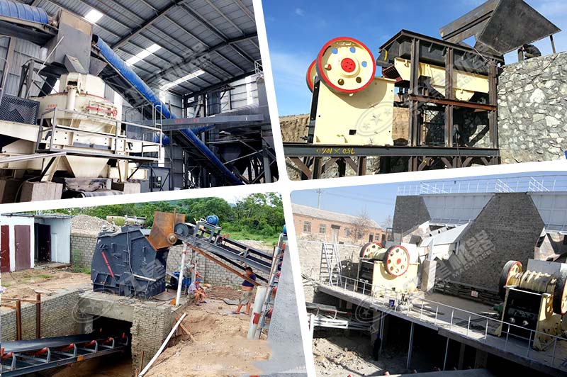 紅星多地區(qū)砂石破碎現(xiàn)場合集