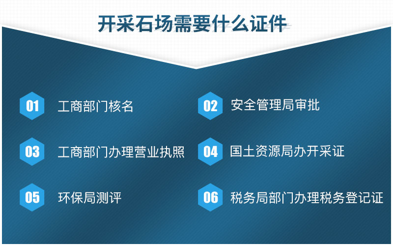 開采石場(chǎng)需要哪些手續(xù)