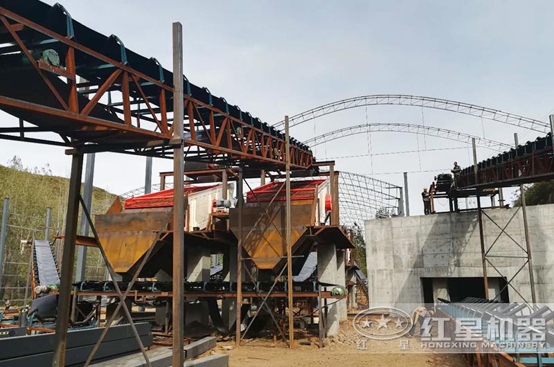 一噸原石出多少噸12、13石子？都需要哪些石子碎石機設備？