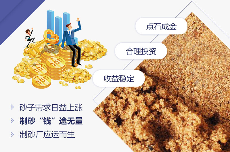 石頭制砂低投資，高收益