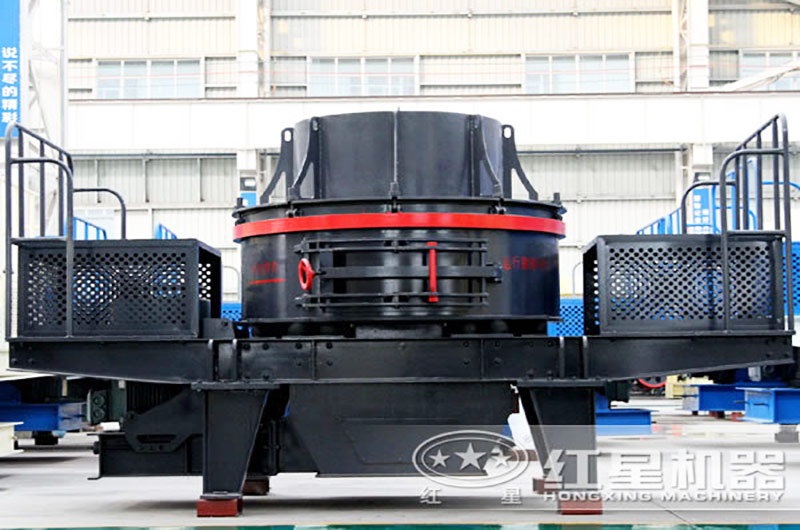 高產立軸石粉制砂設備生產現(xiàn)場