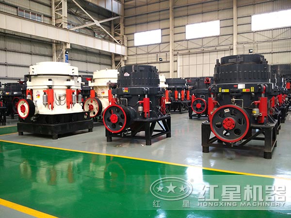 圓錐破碎機廠家生產(chǎn)車間